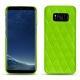 Custodia in pelle Samsung Galaxy S8 - Vert fluo - Couture