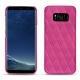 Coque cuir Samsung Galaxy S8 - Rose BB - Couture