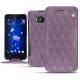 Custodia in pelle HTC U11 - Lilas - Couture ( Nappa - Pantone 2645U ) 