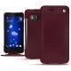 HTC U11 leather case - Lie de vin ( Pantone 5115C ) 
