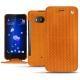 HTC U11 leather case - Abaca arancio