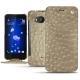 HTC U11 leather case - Autruche desert