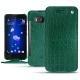 HTC U11 leather case - Crocodile pino