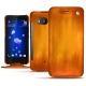 Lederschutzhülle HTC U11 - Orange Patine