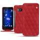 HTC U11 leather case - Rouge troupelenc - Couture