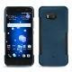 HTC U11 leather cover - Blu mediterran