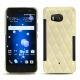 Funda de piel HTC U11 - Beige - Couture ( Nappa - Pantone 7502C ) 