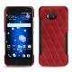Capa em pele HTC U11 - Rouge - Couture ( Nappa - Pantone 199C ) 