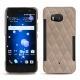 HTC U11 leather cover - Taupe vintage - Couture
