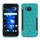 Funda de piel HTC U11 - Bleu fluo - Couture