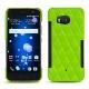 Funda de piel HTC U11 - Vert fluo - Couture
