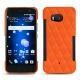 HTC U11 leather cover - Orange fluo - Couture