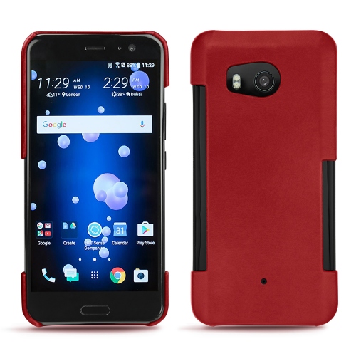 Capa em pele HTC U11Rouge ( Nappa - Pantone #d50032 ) 