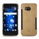 HTC U11 leather cover - Serpent sabbia