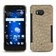 HTC U11 leather cover - Autruche desert