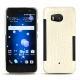Coque cuir HTC U11 - Crocodile milk