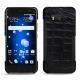Lederschutzhülle HTC U11 - Crocodile nero