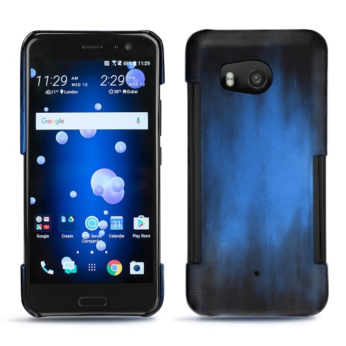 Custodia in pelle HTC U11Bleu Patine