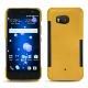 HTC U11 leather cover - Jaune soulèu