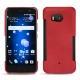 HTC U11 leather cover - Rouge troupelenc
