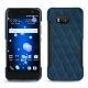 HTC U11 leather cover - Blu mediterran - Couture