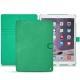 Apple iPad Pro 12" leather case - Menthe vintage ( Pantone 562C ) 