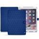 Apple iPad Pro 12" leather case - Bleu océan - Couture ( Nappa - Pantone 293C ) 