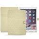 Custodia in pelle Apple iPad Pro 12" - Ivoire - Couture ( Sleek P C12 - White ) 