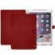 Housse cuir Apple iPad Pro 12" - Tomate - Couture ( Pantone 187C ) 