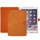 Apple iPad Pro 12" leather case - Mandarine vintage - Couture