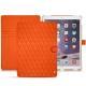 Apple iPad Pro 12" leather case - Orange fluo - Couture