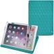 Apple iPad Pro 12" leather case - Bleu fluo - Couture