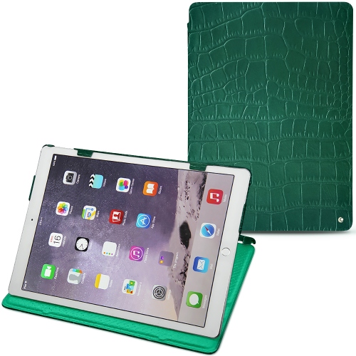 Capa em pele Apple iPad Pro 12'Crocodile pino ( Pantone #173F35 ) 