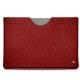Pochette cuir Microsoft Surface Pro (2017) - Tomate - Couture ( Pantone 187C ) 