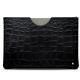 Custodia in pelle Microsoft Surface Pro (2017) - Crocodile nero