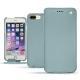 Apple iPhone 7 Plus leather case - Bleu ciel ( Nappa - Pantone 277C ) 