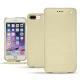 가죽 커버 Apple iPhone 7 Plus - Ivoire ( Sleek P C12 - White ) 