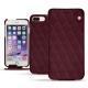 Funda de piel Apple iPhone 7 Plus - Lie de vin - Couture ( Pantone 5115C ) 