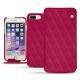 Custodia in pelle Apple iPhone 7 Plus - Rose fluo - Couture