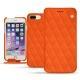 Custodia in pelle Apple iPhone 7 Plus - Orange fluo - Couture