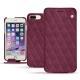 가죽 커버 Apple iPhone 7 Plus - Prune vintage - Couture