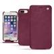 Housse cuir Apple iPhone 7 Plus - Prune vintage ( Pantone 512C ) 