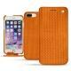 Apple iPhone 7 Plus leather case - Abaca arancio
