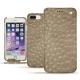 Funda de piel Apple iPhone 7 Plus - Autruche desert