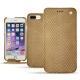 Housse cuir Apple iPhone 7 Plus - Serpent sabbia