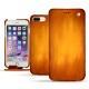 Apple iPhone 7 Plus leather case - Orange Patine