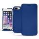 Apple iPhone 7 Plus leather case - Bleu Océan PU
