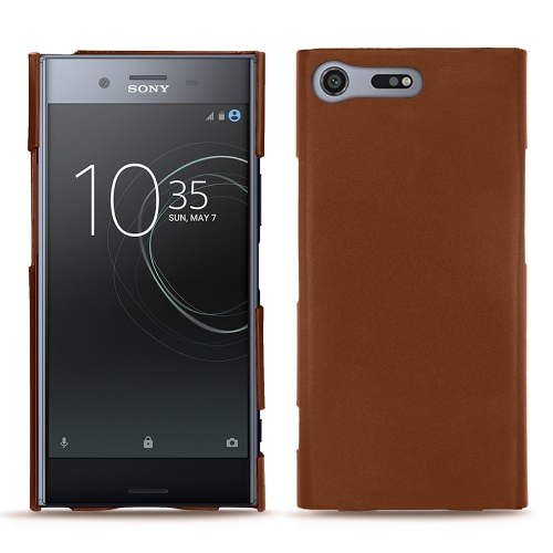 Custodia in pelle Sony Xperia XZ PremiumMarron ( Nappa - Pantone #8B4720 ) 