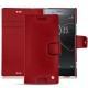 硬质真皮保护套 Sony Xperia XZ Premium - Rouge ( Nappa - Pantone 199C ) 