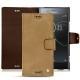 Custodia in pelle Sony Xperia XZ Premium - Sable vintage ( Roughtcut - Gaucho#57254 ) 